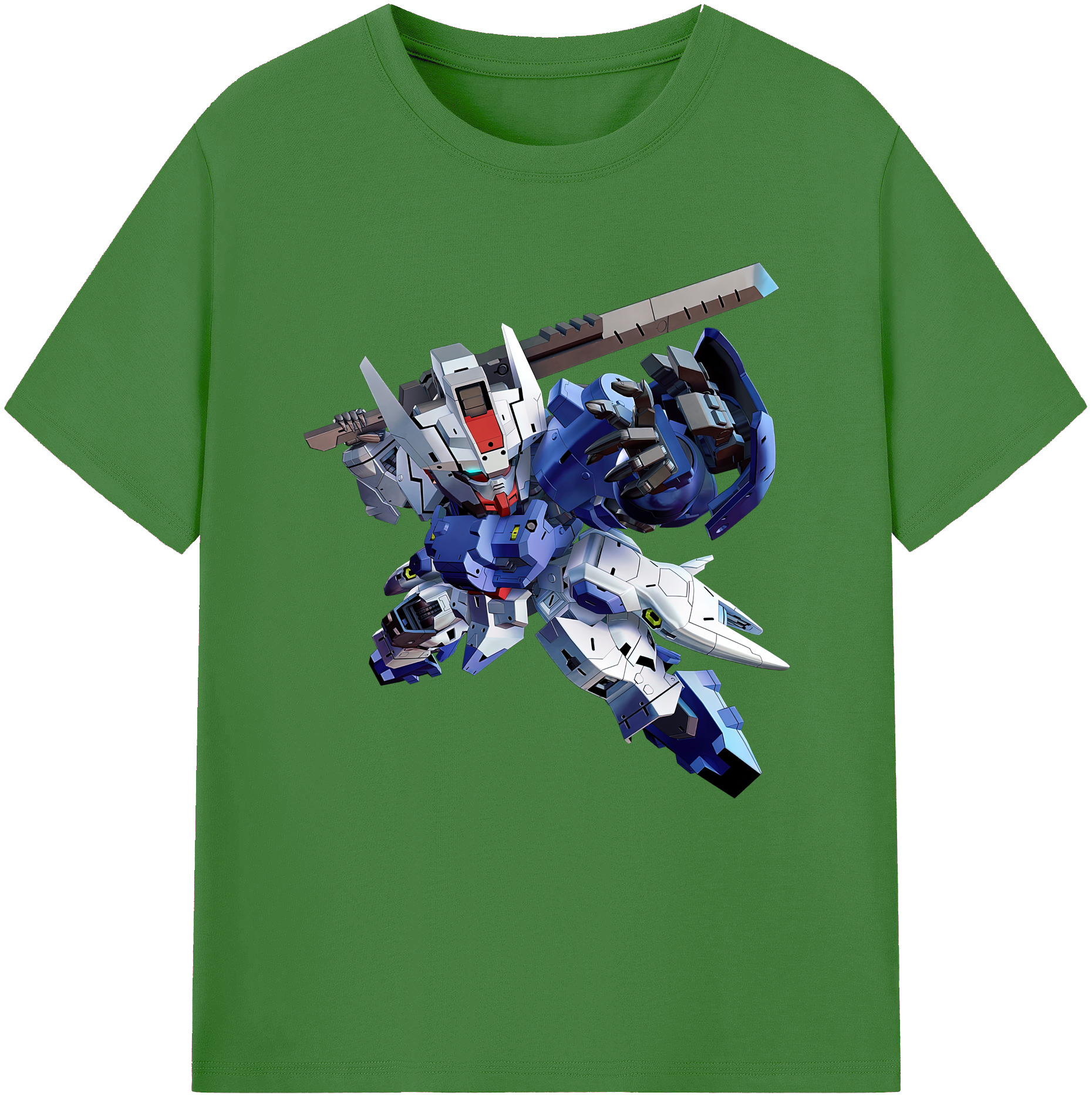 （画像用） 機動戦士ガンダム Mobile Suit Gundam レディースカジュアルプリントTシャツ（綿100％）